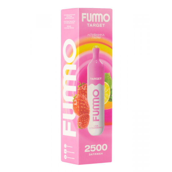 Fummo Target Клубника Лайм (2500 Затяжек) в Калининграде