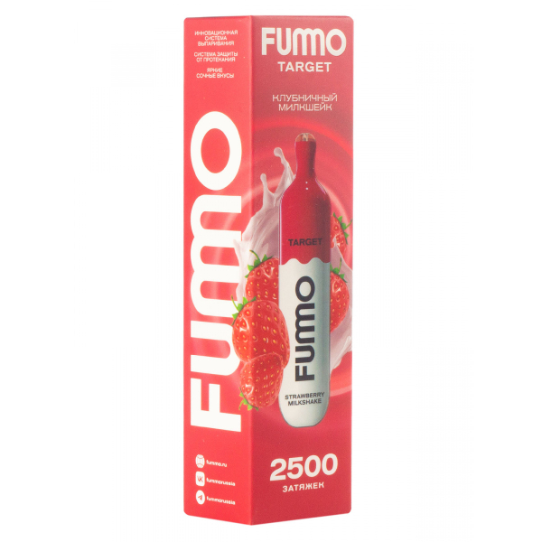 Fummo Target Клубничный Милкшейк (2500 Затяжек) в Калининграде