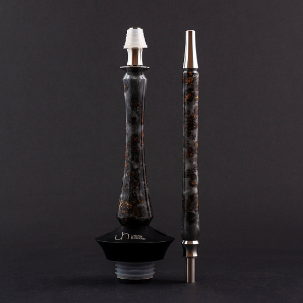 Кальян Union Hookah Sleek Акрил С Шишками Серый  в Калининграде