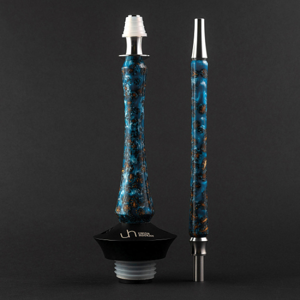 Кальян Union Hookah Sleek Акрил С Шишками Голубой   в Калининграде