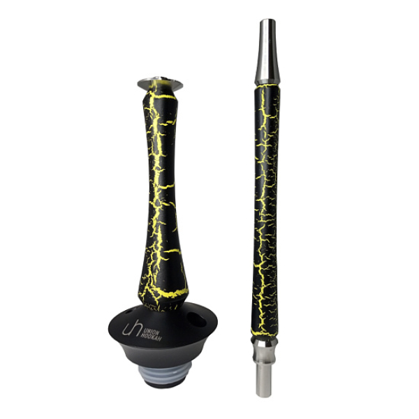 Кальян Union Hookah Sleek Кракле Желтый  в Калининграде