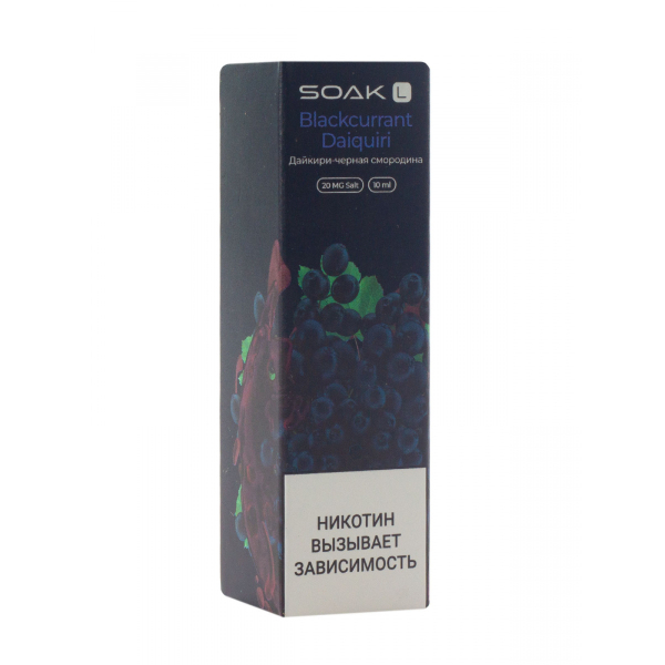 Жидкость Soak Blackcurrant Daiquiri 10 Мл 2 Мг в Калининграде