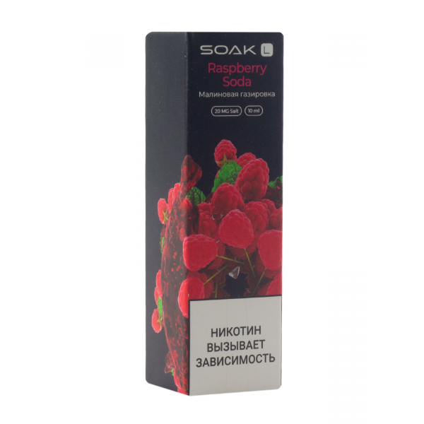 Жидкость Soak Raspberry Soda 10 Мл 2 Мг в Калининграде