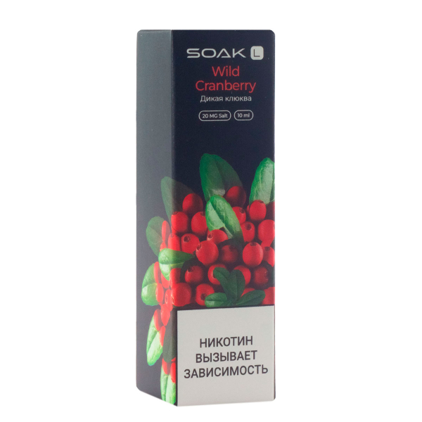 Жидкость Soak Wild Cranberry 10 Мл 2 Мг в Калининграде
