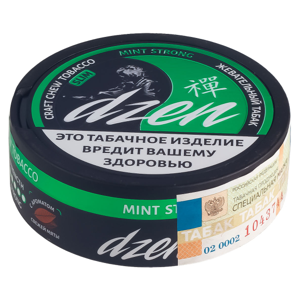 Жевательный табак Dzen Strong Slim Mint 9 грамм в Калининграде