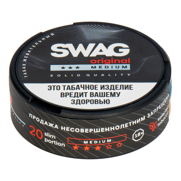 Жевательный табак Swag Medium Original 10 грамм в Калининграде