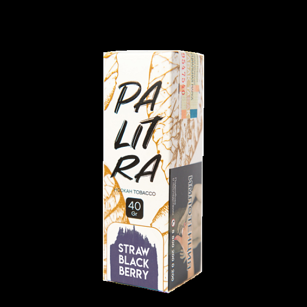 Табак Palitra Straw Black Berry (Земляника Ежевика)  40 грамм в Калининграде
