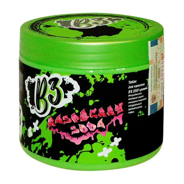 Табак B3 Raspberry Soda  250 грамм в Калининграде