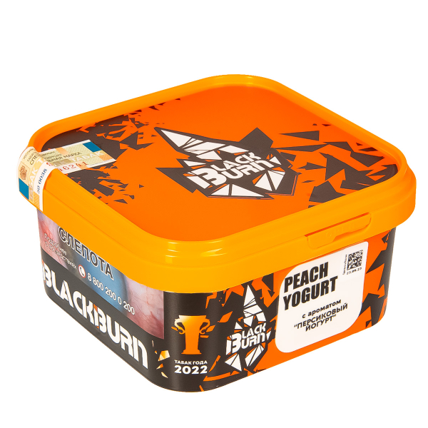 Табак Burn Black Peach Yogurt  200 грамм в Калининграде