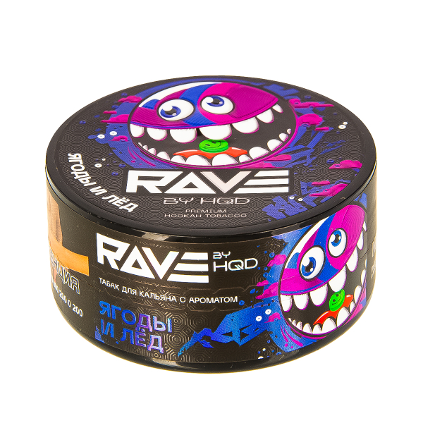 Табак Rave By Hqd Ягоды И Лед  25 грамм в Калининграде