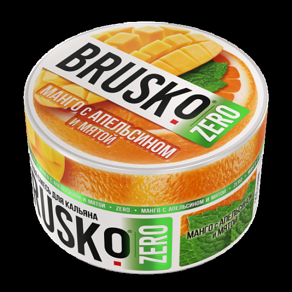 Смесь Brusko Манго С Апельсином И Мятой (Zero)  250 гр в Калининграде