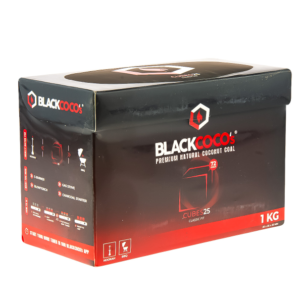 Уголь Blackcoco’s Кокосовый 72 Шт (25 Мм) в Калининграде