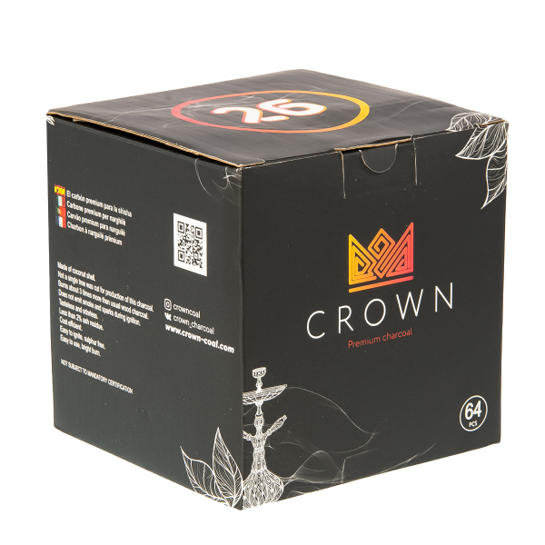 Уголь Crown Кокосовый 64 Шт (26 Мм) в Калининграде