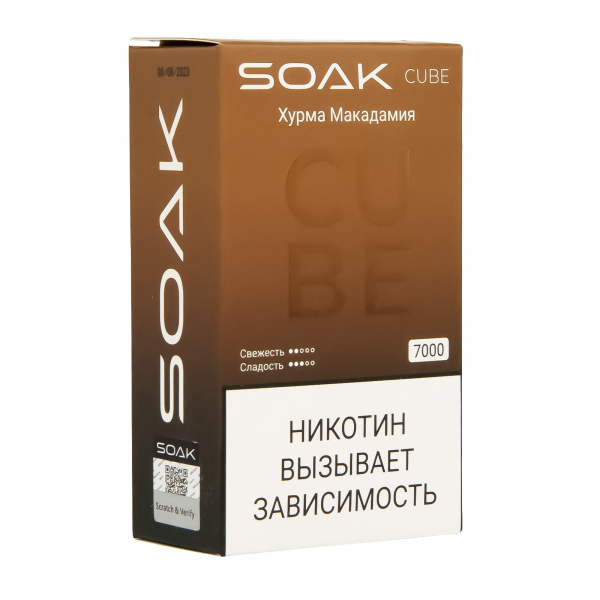 Soak Cube Хурма Макадамия 7000 Затяжек в Калининграде