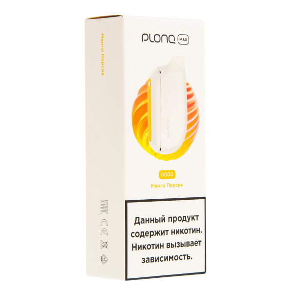 Plonq Max Манго Персик (6000 Затяжек) 20 Мг в Калининграде