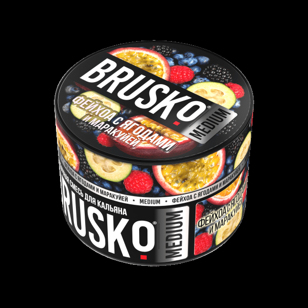 Смесь Brusko Medium Фейхоа С Ягодами И Маракуйей  50 гр в Калининграде