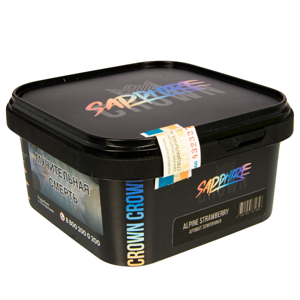 Табак Sapphire Crown Alpine Strawberry  200 грамм в Калининграде