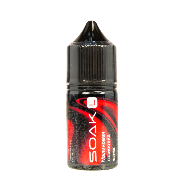 Жидкость Soak L30 Raspberry Soda 30 Мл 2 Мг в Калининграде