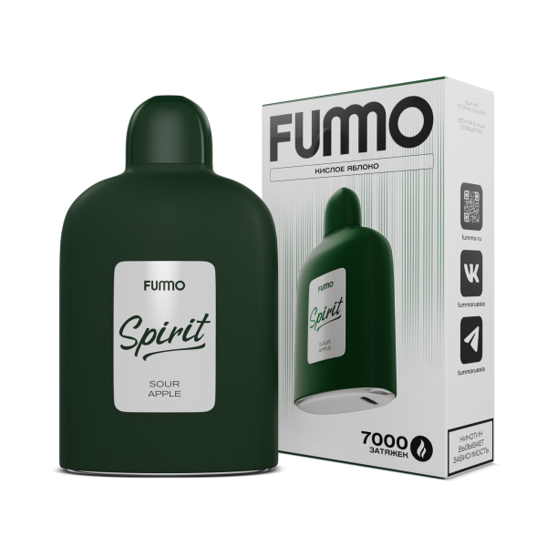 Электронка Fummo Spirit Кислое Яблоко  в Калининграде