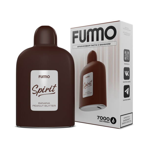 Электронка Fummo Spirit Арахисовая Паста С Бананом  в Калининграде