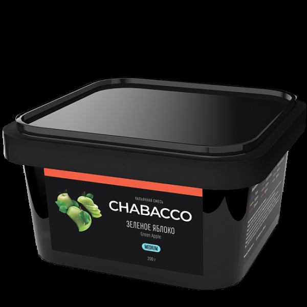 Смесь Chabacco Green Apple    Medium 200 гр в Калининграде
