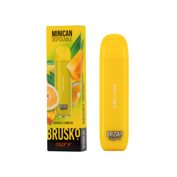 Электронка Brusko Minican Ананас С Помело (1500 Затяжек) в Калининграде