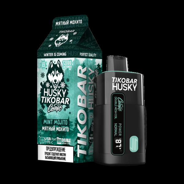 Электронка Tikobar Husky Сибирь Мятный Мохито 12000 Затяжек в Калининграде