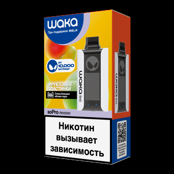 Электронка Waka Фруктовые Пластинки(10000 Затяжек) в Калининграде