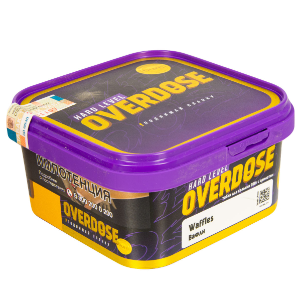 Табак Overdose Waffles  200 грамм в Калининграде