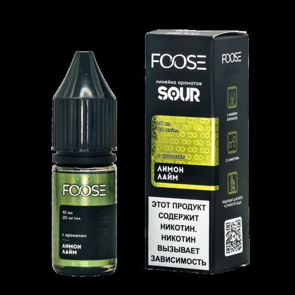 Жидкость Foose Sour Лимон Лайм 10 Мл в Калининграде