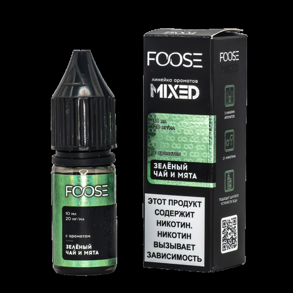 Жидкость Foose Mixed Зеленый Чай И Мята 10 Мл в Калининграде