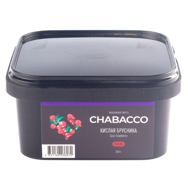 Смесь Chabacco Strong Sour Cowberry  200 гр в Калининграде