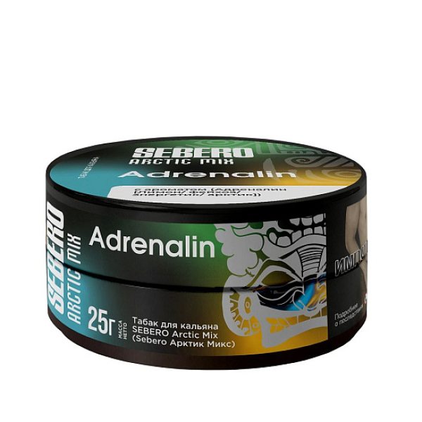 Табак Sebero Arctic Mix Adrenalin  25 грамм в Калининграде