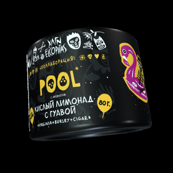 Табак  Хулиган Pool (Кислый Лимонад С Гуавой)  80 грамм в Калининграде