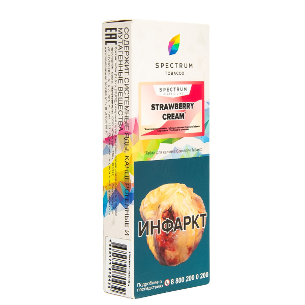 Табак Spectrum Strawberry Cream  100 гр в Калининграде
