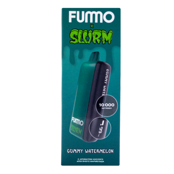 Электронка Fummo Indic Slurm Кислый Арбузный Мармелад (10 000 Затяжек) в Калининграде