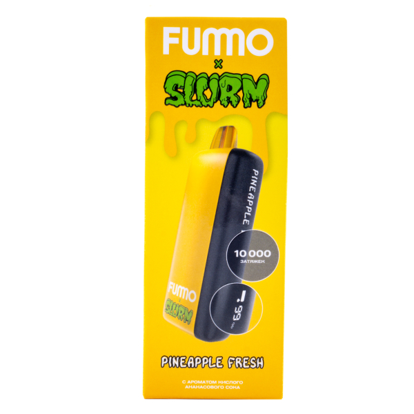 Электронка Fummo Indic Slurm Кислый Ананасовый Сок (10 000 Затяжек) в Калининграде