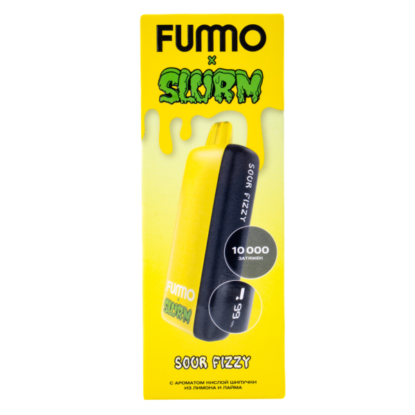 Электронка Fummo Indic Slurm Кислая Шипучка Из Лимона И Лайма (10 000 Затяжек) в Калининграде