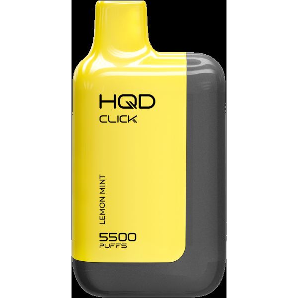 POD-система Hqd Click Устройство + Картридж Лимон Мята (5500 Затяжек) в Калининграде