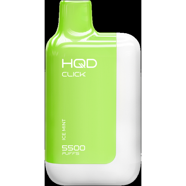 POD-система Hqd Click Устройство + Картридж Ледяная Мята (5500 Затяжек) в Калининграде