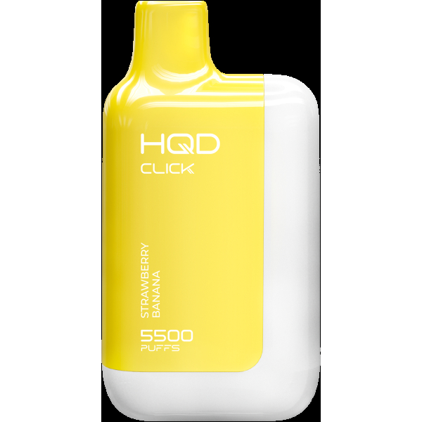 POD-система Hqd Click Устройство + Картридж Клубника Банан (5500 Затяжек) в Калининграде