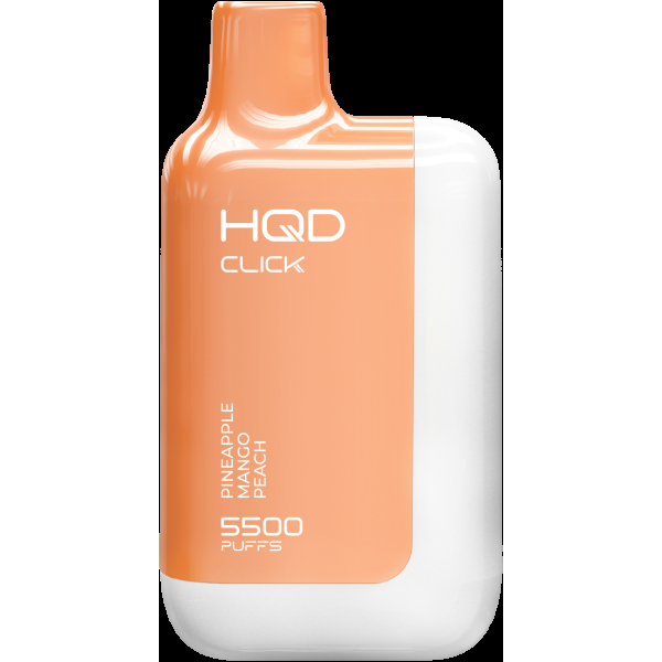 POD-система Hqd Click Устройство + Картридж Ананас Манго Персик (5500 Затяжек) в Калининграде