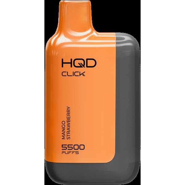 POD-система Hqd Click Устройство + Картридж Манго Клубника (5500 Затяжек) в Калининграде