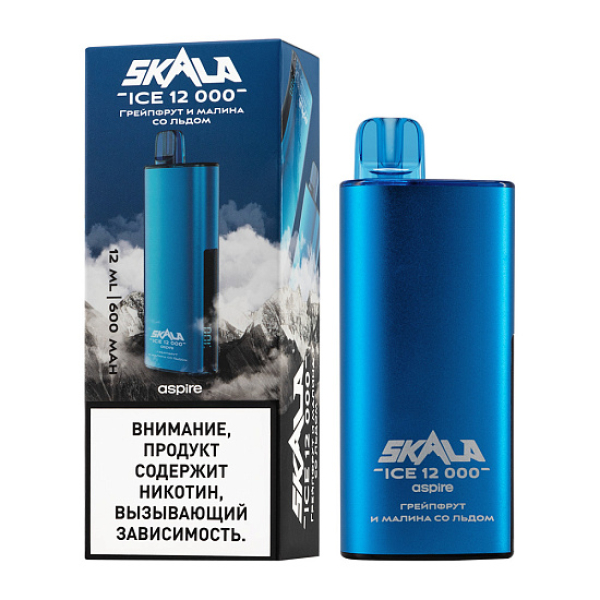 Электронка Skala Ice 12000 Грейпфрут И Малина Со Льдом в Калининграде