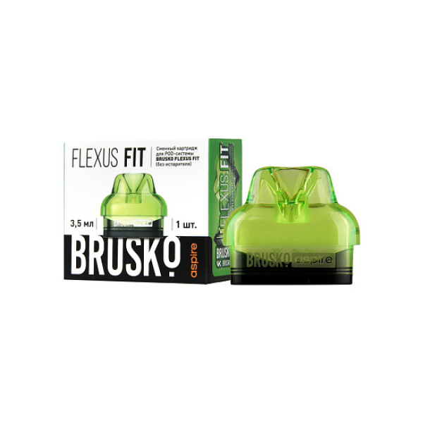 Сменный Картридж Brusko Flexus Fit (Зеленый) 3,5 Мл, Упак. 1 Шт в Калининграде
