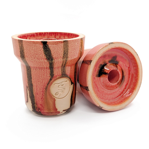 Чаша St Bowls Phunnel Glaze Красная С Полосками в Калининграде