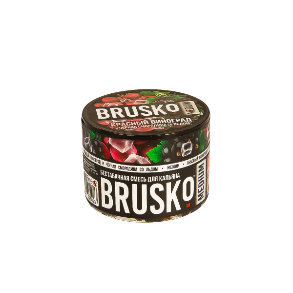 Смесь Brusko Medium Красный Виноград И Чёрная Смородина Со Льдом  50 гр в Калининграде