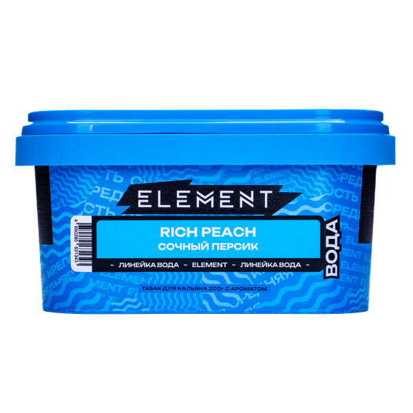 Табак Element Вода Rich Peach 200 грамм в Калининграде