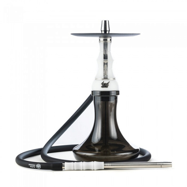 Кальян Alpha Hookah Beat White Silver Тонированн Колба  в Калининграде