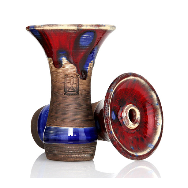 Чаша Werkbund Evo Deep Crazy Red Blue для кальяна в Калининграде